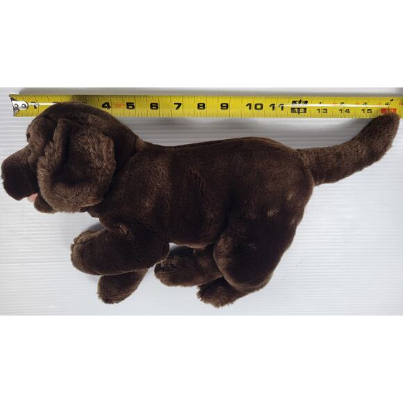 RARE Vintage Preferred Kids Chocolate Lab Plush Dog Stuffed Animal Toys R Us - Picture 9 of 9